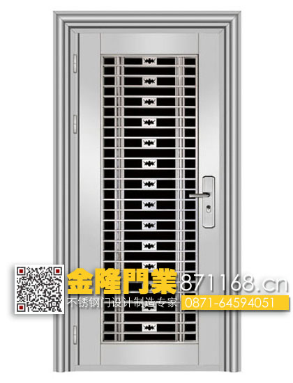 云南曲靖市富源縣、會澤縣、陸良縣、羅平縣、馬龍縣、師宗縣、沾益縣房間里的不銹鋼門,不銹鋼房間門帶門頭,不銹鋼臥室門圖片大全,不銹鋼大門廠家,不銹鋼折疊門價格,一個房間門大概多少錢,304最新款不銹鋼門圖片，不銹鋼防盜門圖片，不銹鋼防盜門怎么樣，家用不銹鋼防盜門圖片金隆門業(yè)